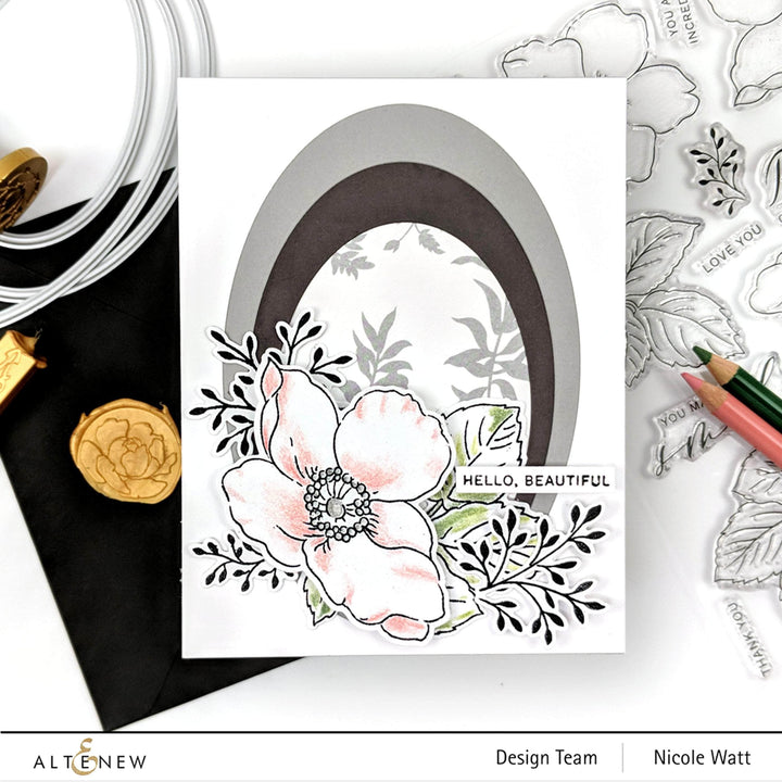 Part A-Glitz Art Craft Co.,LTD Dies Nesting Ovals Die Set