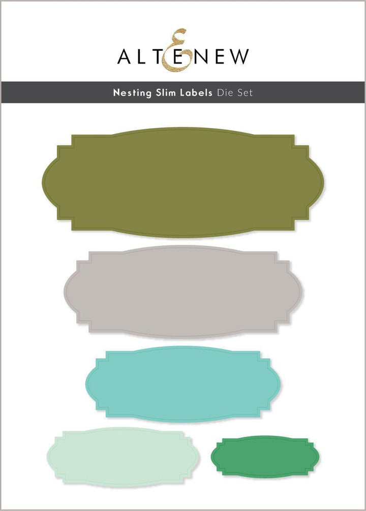 Part A-Glitz Art Craft Co.,LTD Dies Nesting Slim Labels Die Set