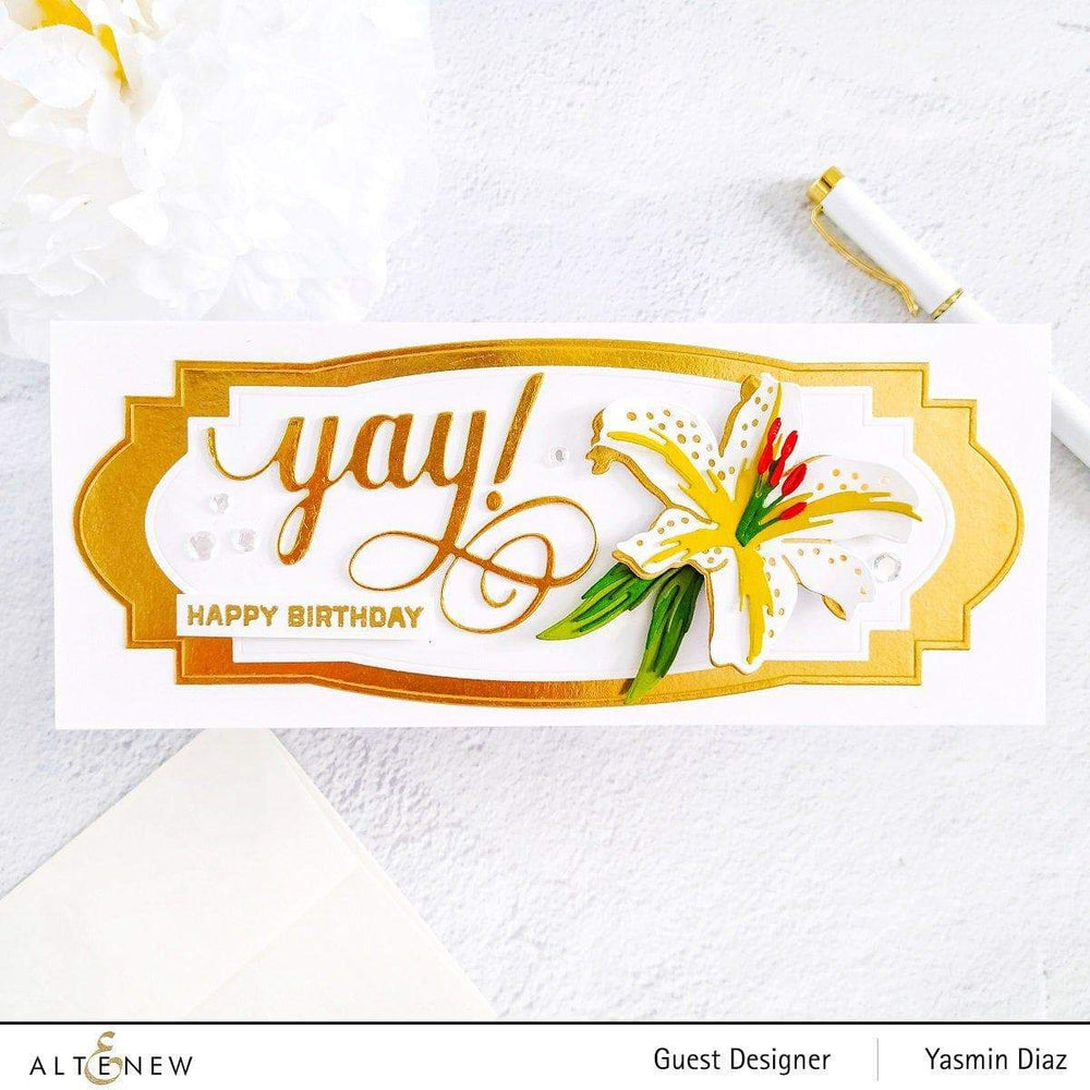 Part A-Glitz Art Craft Co.,LTD Dies Nesting Slim Labels Die Set