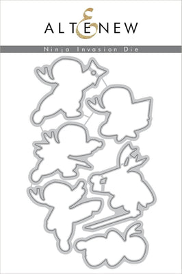 Part A-Glitz Art Craft Co.,LTD Dies Ninja Invasion Die Set
