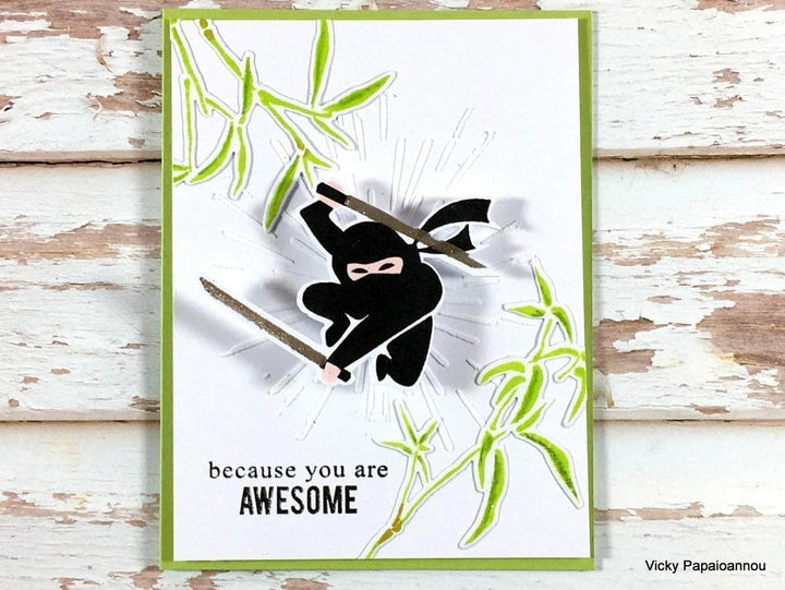 Part A-Glitz Art Craft Co.,LTD Dies Ninja Invasion Die Set