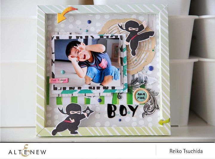 Part A-Glitz Art Craft Co.,LTD Dies Ninja Invasion Die Set