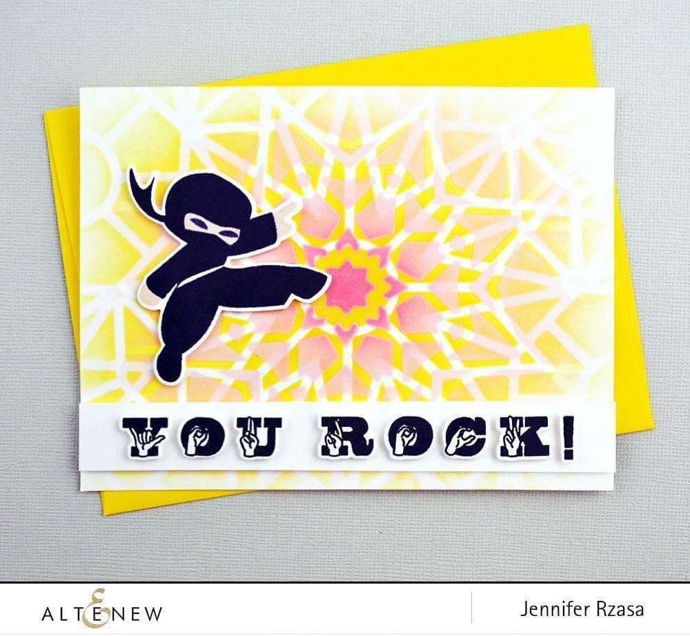 Part A-Glitz Art Craft Co.,LTD Dies Ninja Invasion Die Set