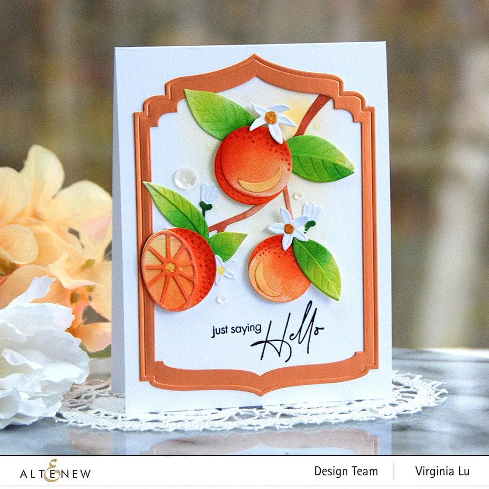 Part A-Glitz Art Craft Co.,LTD Dies Orange Blossom Die Set