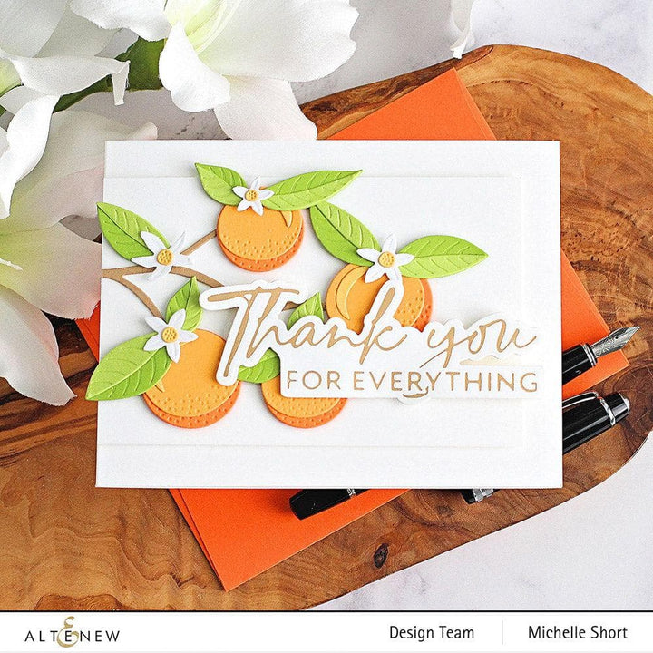 Part A-Glitz Art Craft Co.,LTD Dies Orange Blossom Die Set