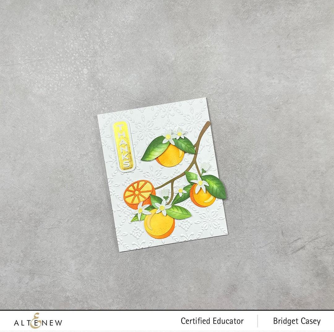 Part A-Glitz Art Craft Co.,LTD Dies Orange Blossom Die Set