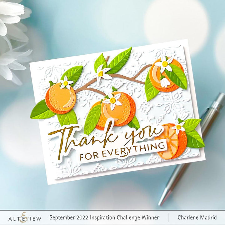 Part A-Glitz Art Craft Co.,LTD Dies Orange Blossom Die Set