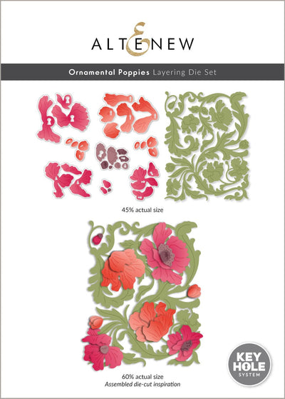Ornamental Poppies Layering Die Set