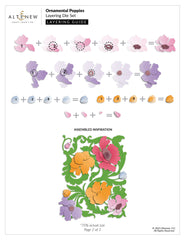 Ornamental Poppies Layering Die Set