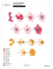Ornamental Poppies Layering Die Set
