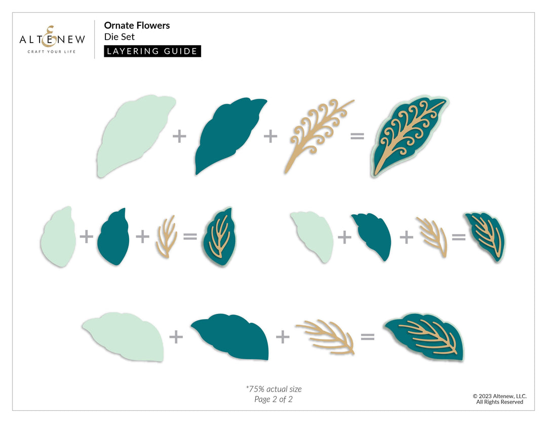 Part A-Glitz Art Craft Co.,LTD Dies Ornate Flowers Die Set