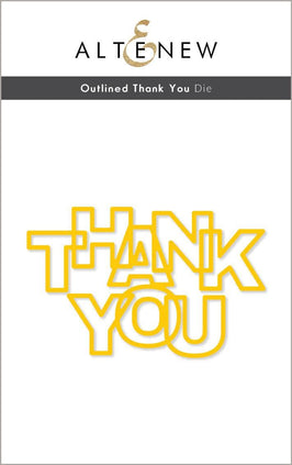 Part A-Glitz Art Craft Co.,LTD Dies Outlined Thank You Die