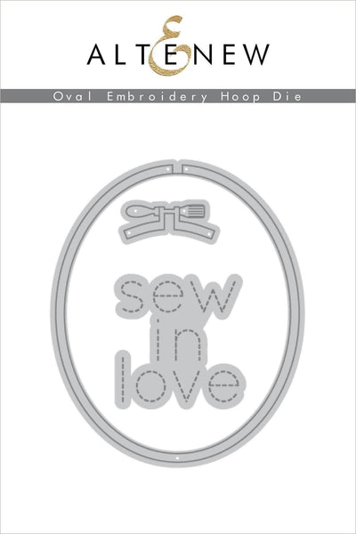 Part A-Glitz Art Craft Co.,LTD Dies Oval Embroidery Hoop Die Set