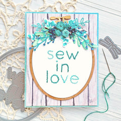 Part A-Glitz Art Craft Co.,LTD Dies Oval Embroidery Hoop Die Set