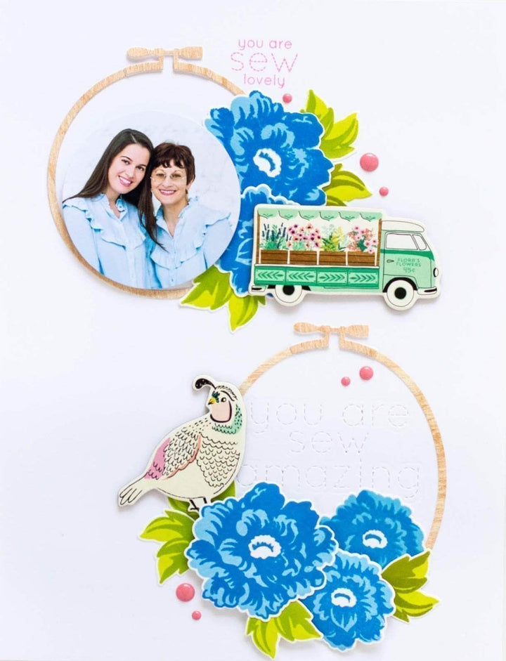 Part A-Glitz Art Craft Co.,LTD Dies Oval Embroidery Hoop Die Set