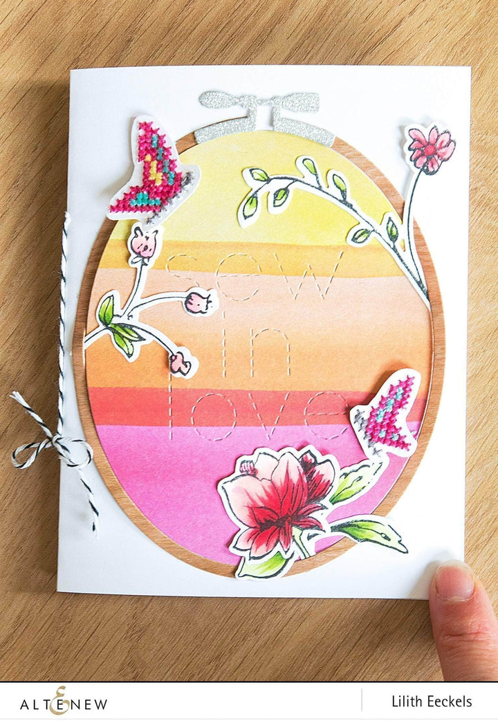 Part A-Glitz Art Craft Co.,LTD Dies Oval Embroidery Hoop Die Set