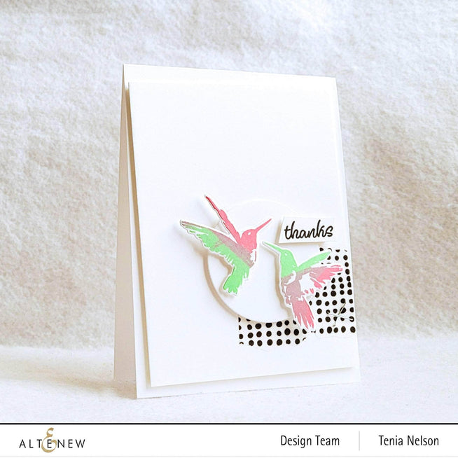 Part A-Glitz Art Craft Co.,LTD Dies Painted Hummingbirds Die Set