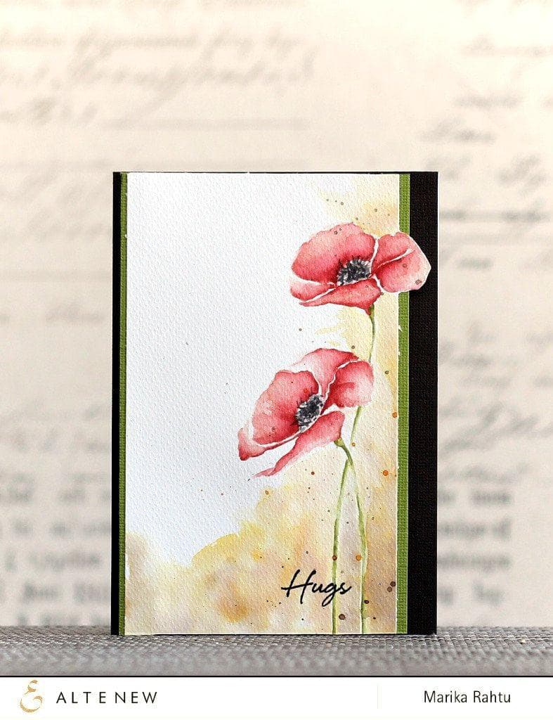 Part A-Glitz Art Craft Co.,LTD Dies Painted Poppy Die Set