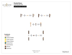 Paneled Doors Layering Die Set