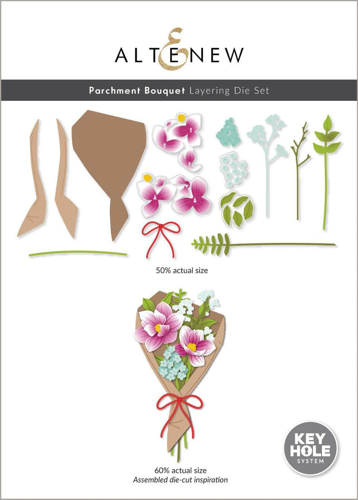 Parchment Bouquet Layering Die Set