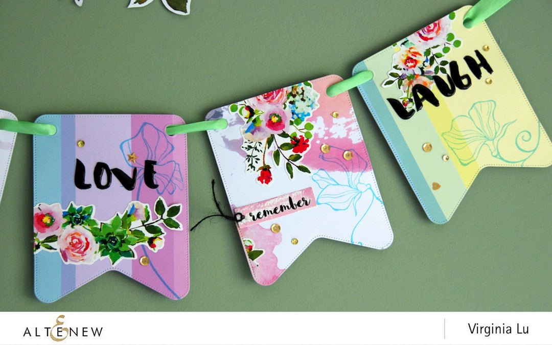 Part A-Glitz Art Craft Co.,LTD Dies Party Banner Die Set