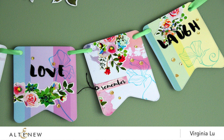 Part A-Glitz Art Craft Co.,LTD Dies Party Banner Die Set