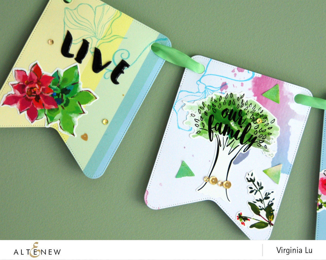 Part A-Glitz Art Craft Co.,LTD Dies Party Banner Die Set