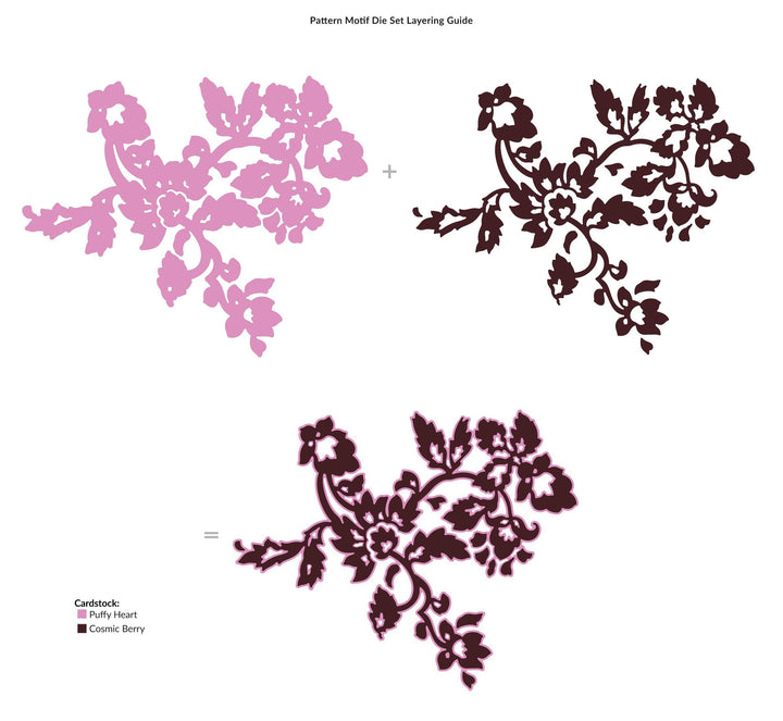 Part A-Glitz Art Craft Co.,LTD Dies Pattern Motif Die Set