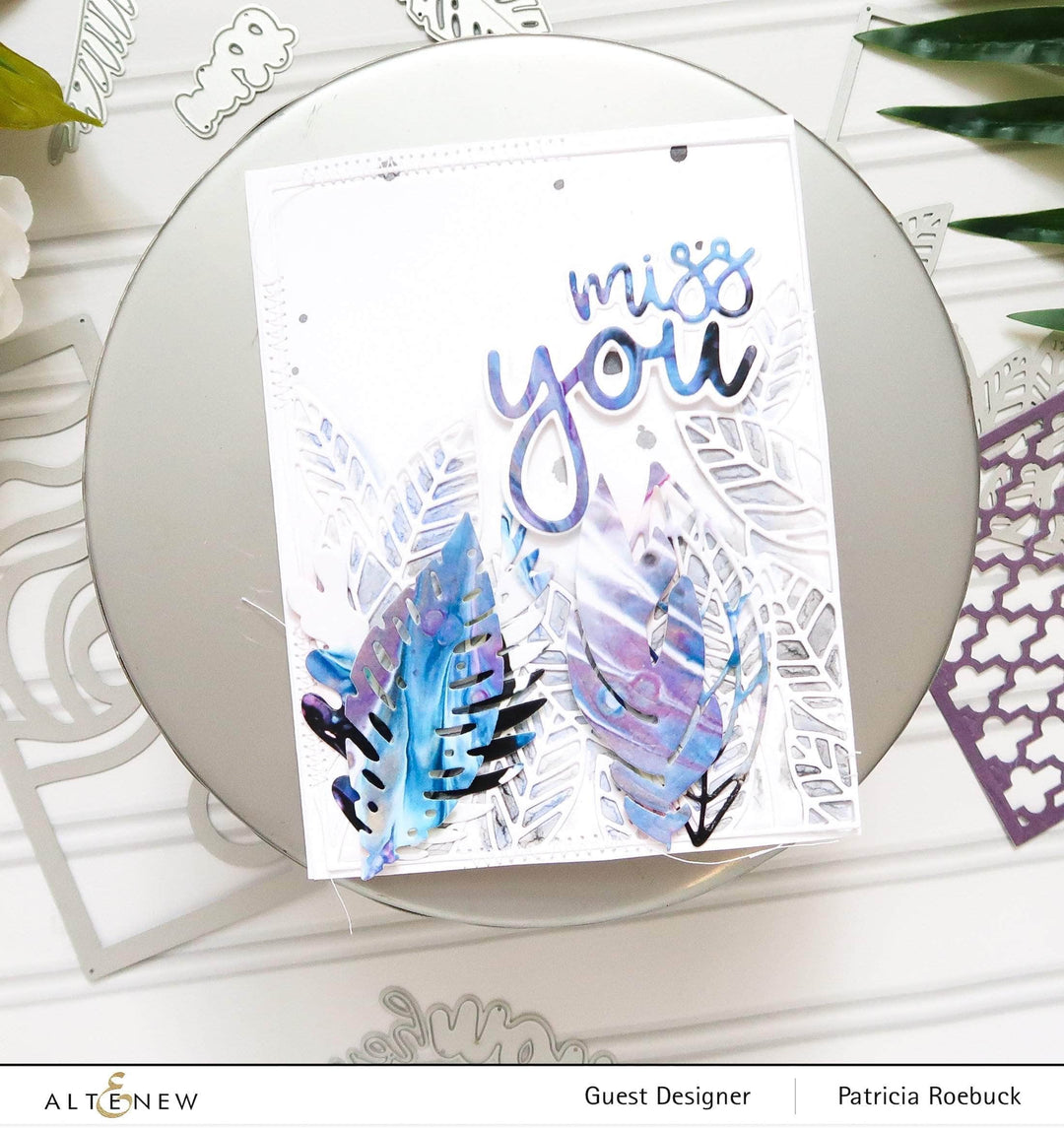 Part A-Glitz Art Craft Co.,LTD Dies Peeking Leaves Cover Die