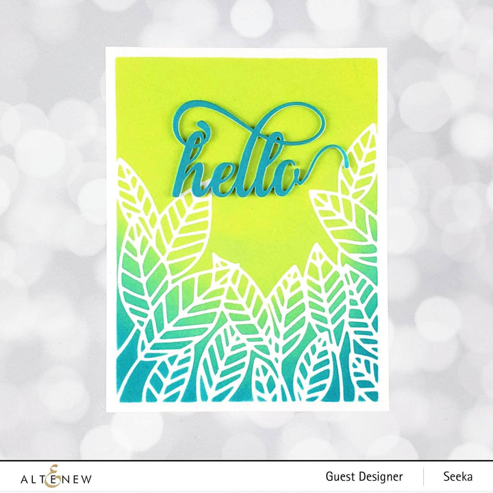 Part A-Glitz Art Craft Co.,LTD Dies Peeking Leaves Cover Die