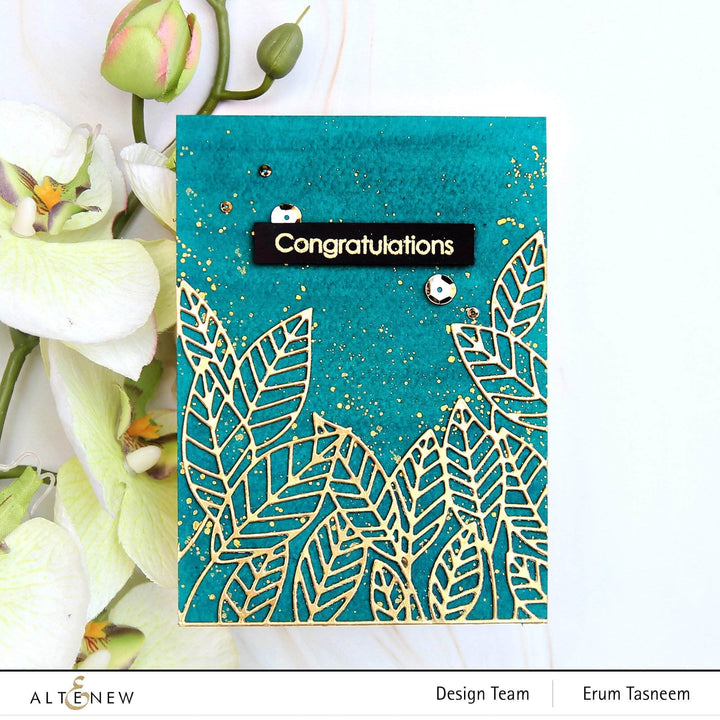 Part A-Glitz Art Craft Co.,LTD Dies Peeking Leaves Cover Die