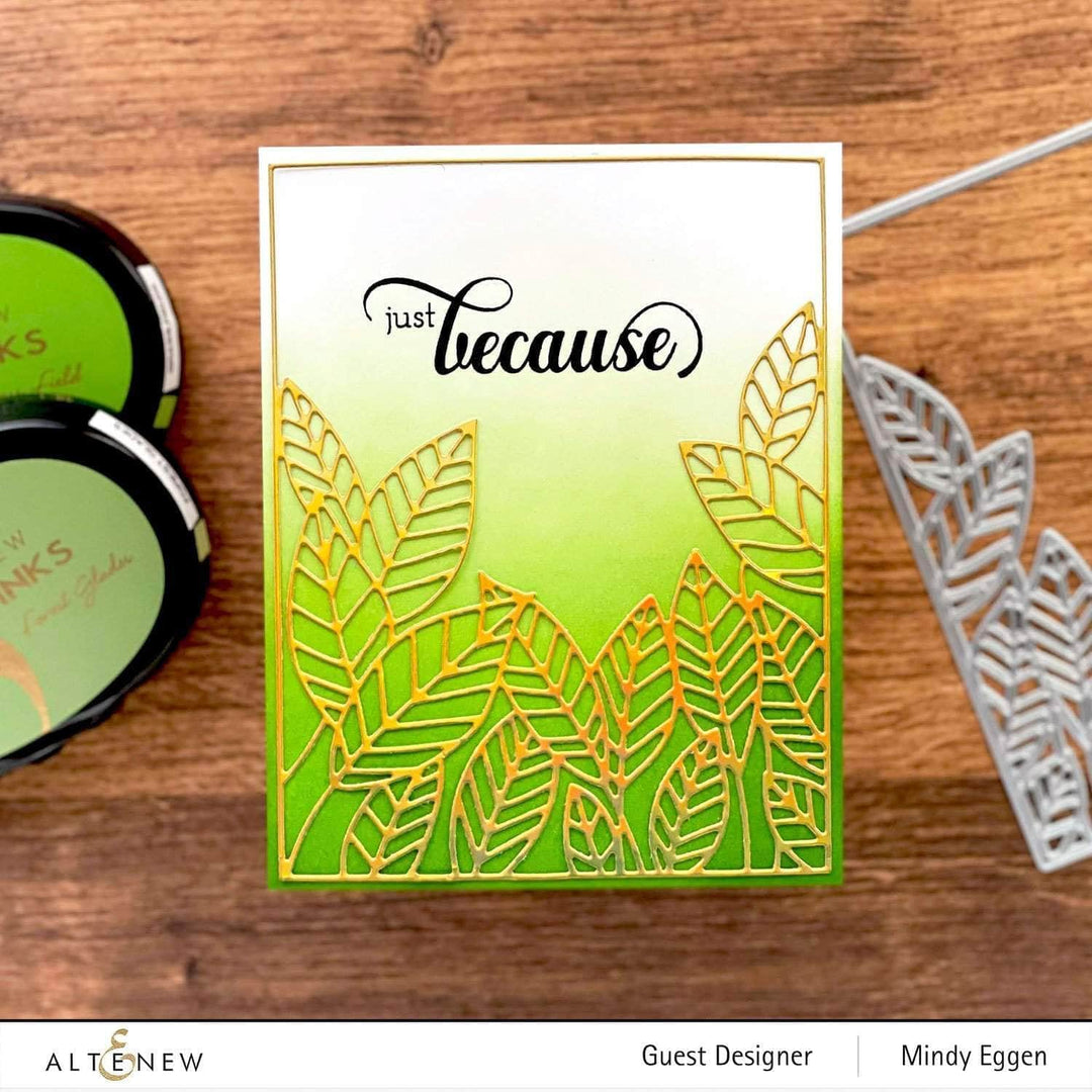 Part A-Glitz Art Craft Co.,LTD Dies Peeking Leaves Cover Die