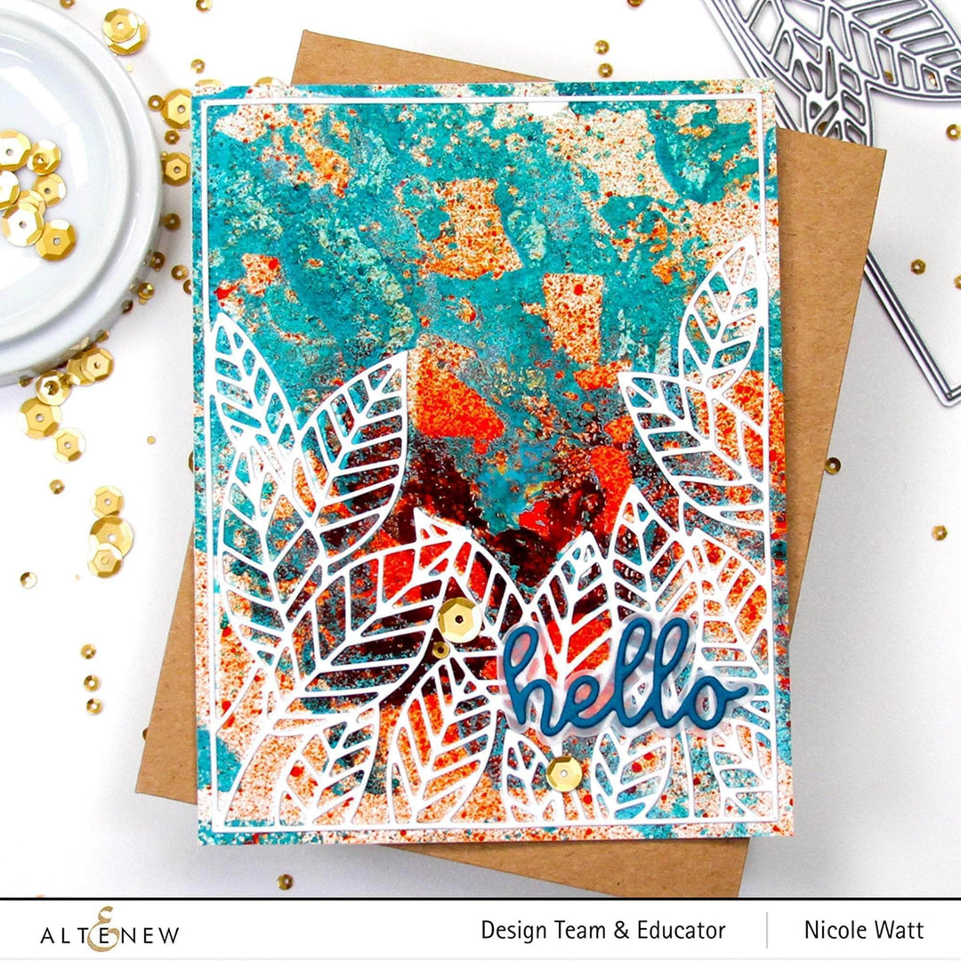 Part A-Glitz Art Craft Co.,LTD Dies Peeking Leaves Cover Die