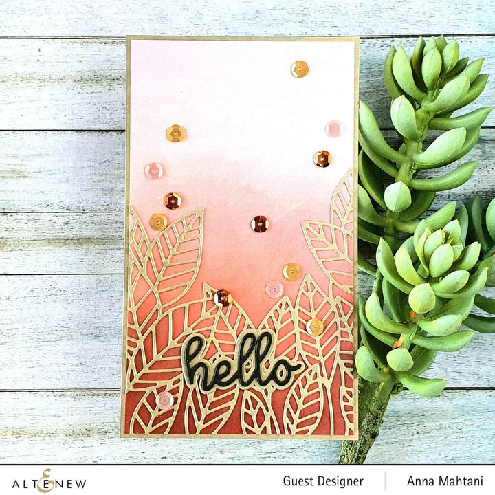 Part A-Glitz Art Craft Co.,LTD Dies Peeking Leaves Cover Die