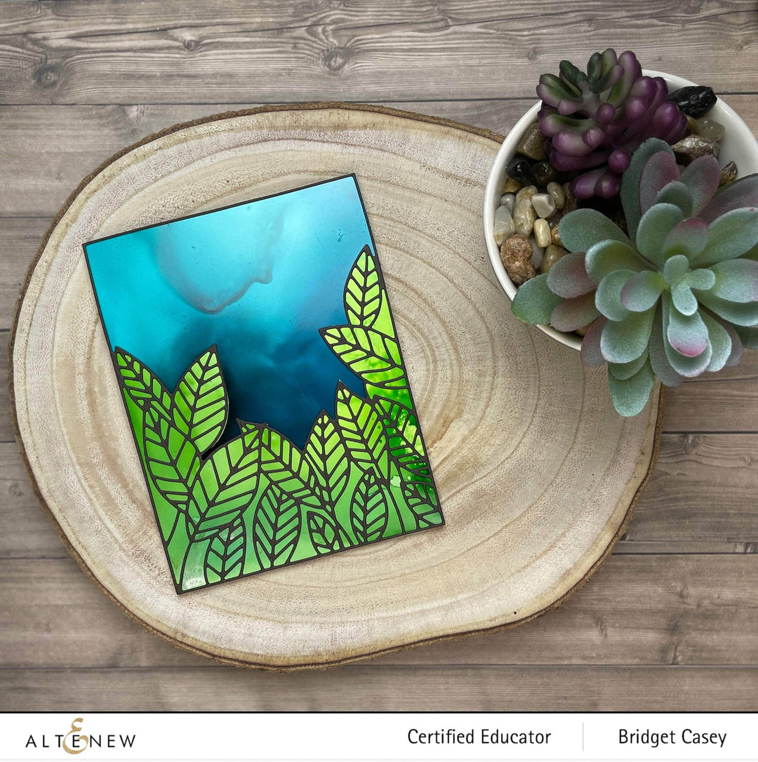 Part A-Glitz Art Craft Co.,LTD Dies Peeking Leaves Cover Die