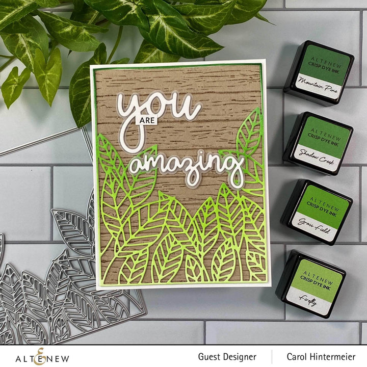 Part A-Glitz Art Craft Co.,LTD Dies Peeking Leaves Cover Die