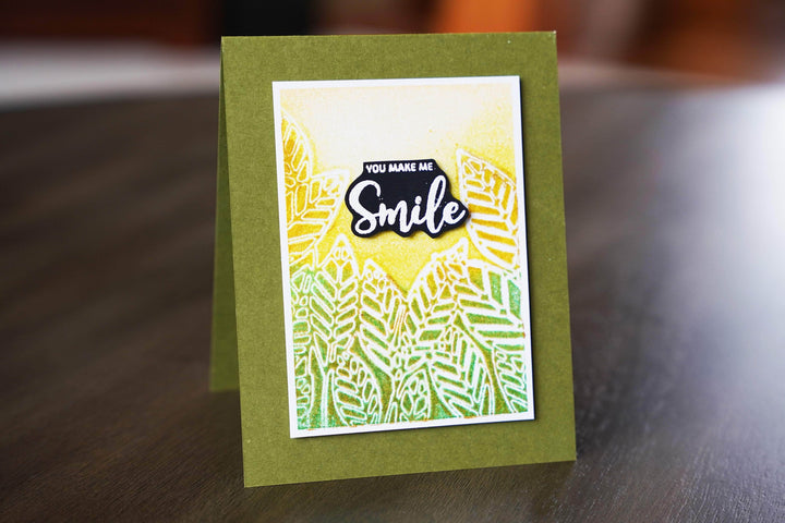 Part A-Glitz Art Craft Co.,LTD Dies Peeking Leaves Cover Die