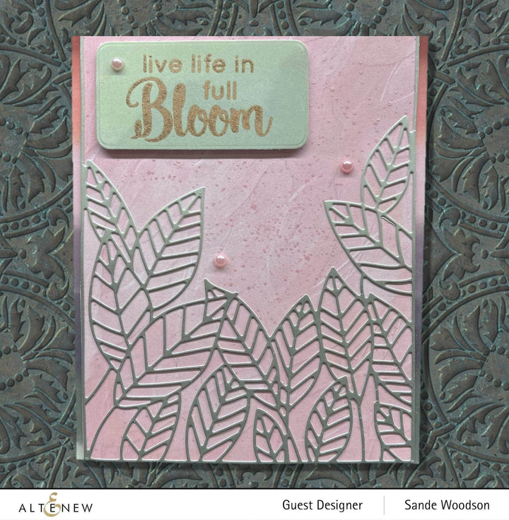 Part A-Glitz Art Craft Co.,LTD Dies Peeking Leaves Cover Die