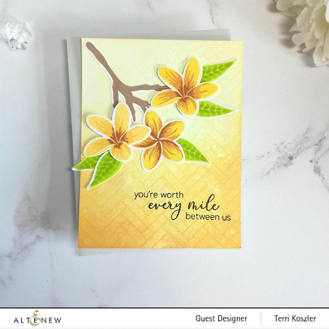 Part A-Glitz Art Craft Co.,LTD Dies Playful Plumeria Die Set