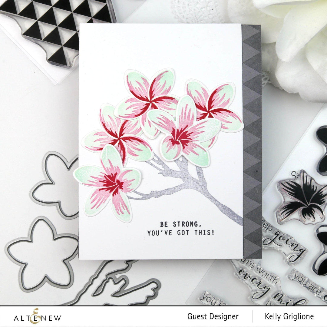 Part A-Glitz Art Craft Co.,LTD Dies Playful Plumeria Die Set