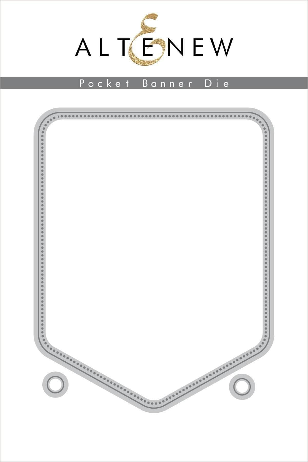 Part A-Glitz Art Craft Co.,LTD Dies Pocket Banner Die Set