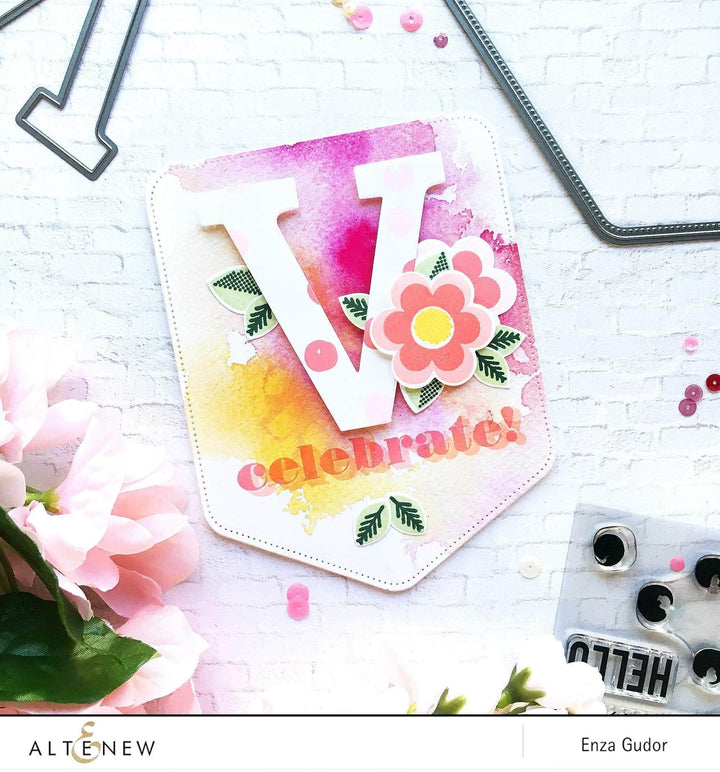 Part A-Glitz Art Craft Co.,LTD Dies Pocket Banner Die Set