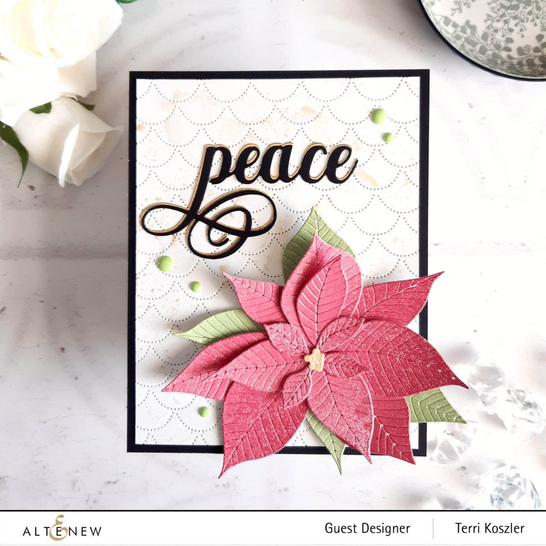 Part A-Glitz Art Craft Co.,LTD Dies Poinsettia 3D Die Set