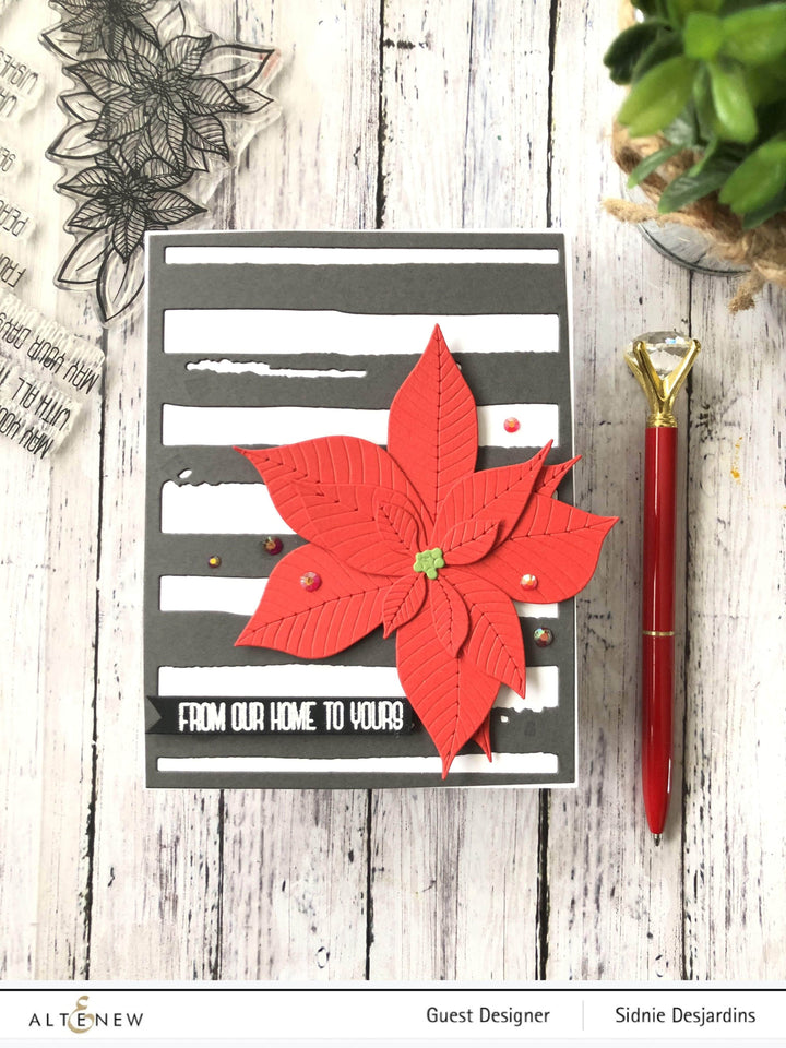 Part A-Glitz Art Craft Co.,LTD Dies Poinsettia 3D Die Set