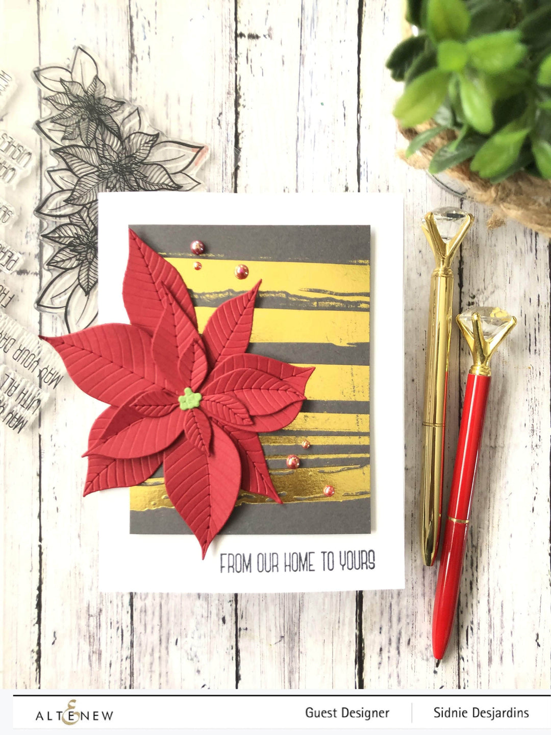 Part A-Glitz Art Craft Co.,LTD Dies Poinsettia 3D Die Set