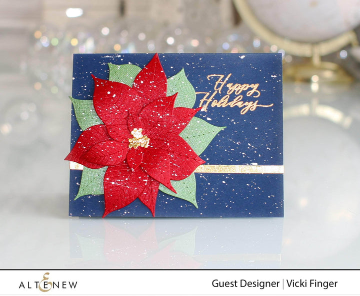 Part A-Glitz Art Craft Co.,LTD Dies Poinsettia 3D Die Set