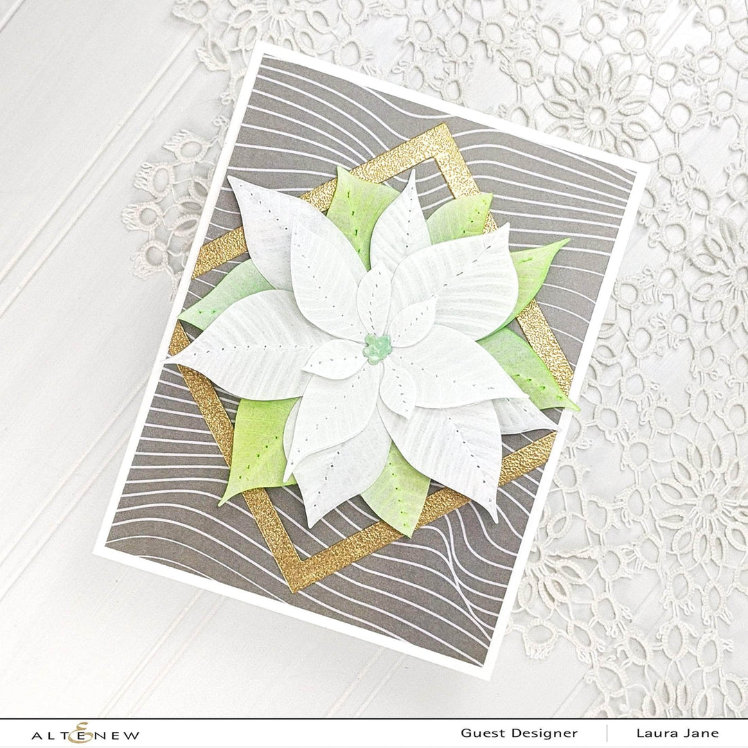Part A-Glitz Art Craft Co.,LTD Dies Poinsettia 3D Die Set