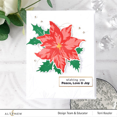 Part A-Glitz Art Craft Co.,LTD Dies Poinsettia & Berries Die Set