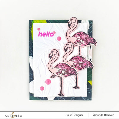 Part A-Glitz Art Craft Co.,LTD Dies Poised Flamingo Die