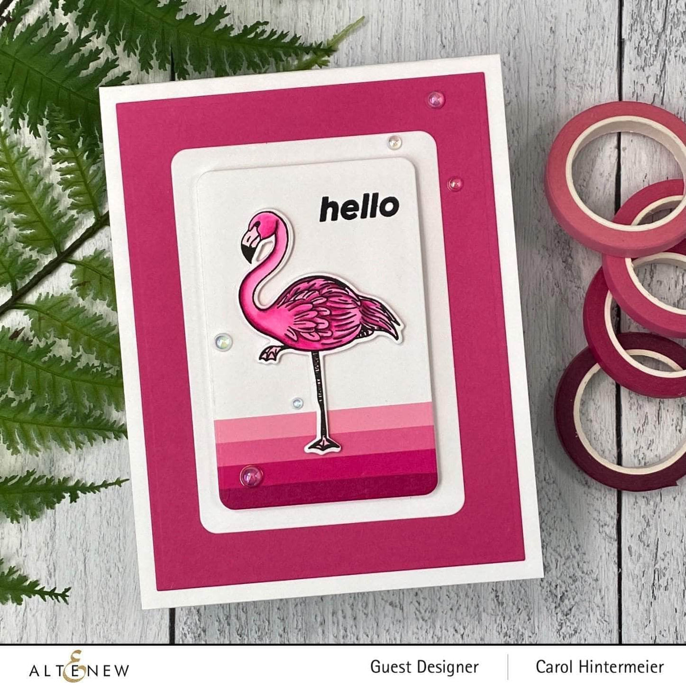 Part A-Glitz Art Craft Co.,LTD Dies Poised Flamingo Die